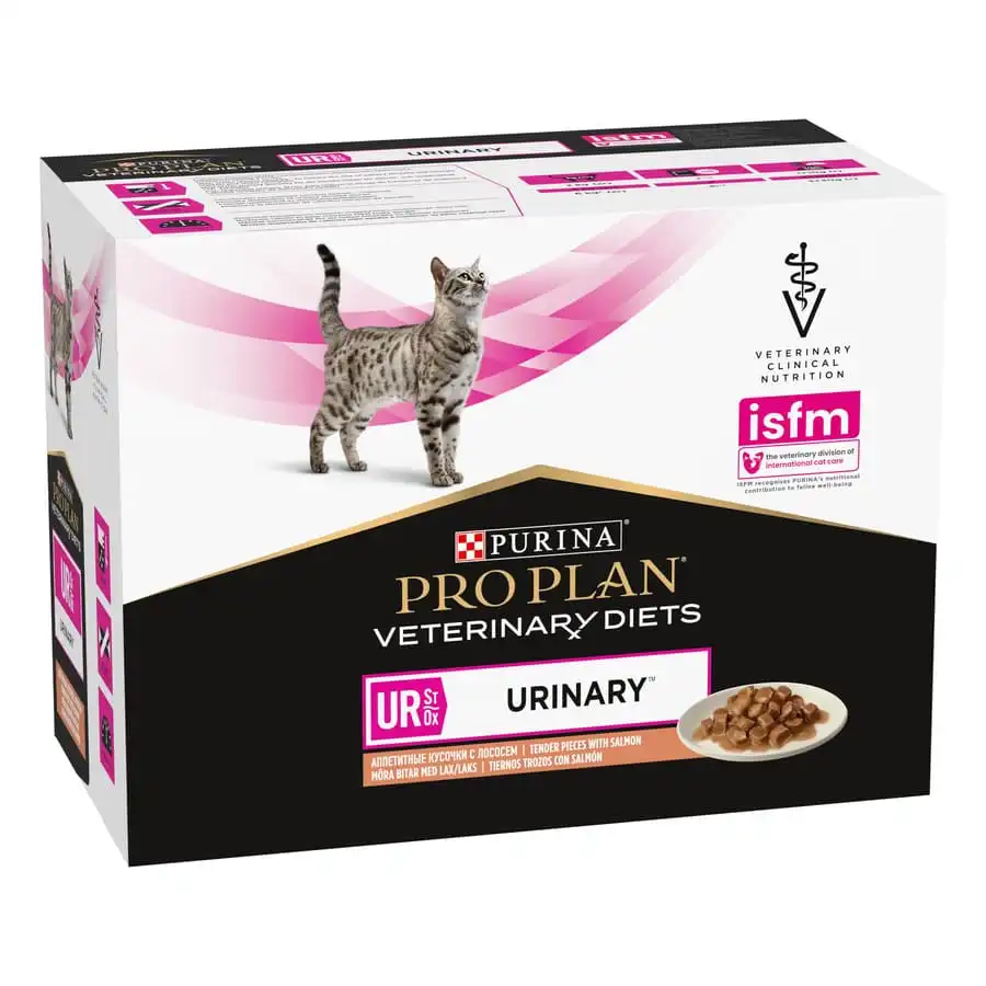 Purina Pro Plan Veterinary Diets Feline UR Salmón  x 85 g