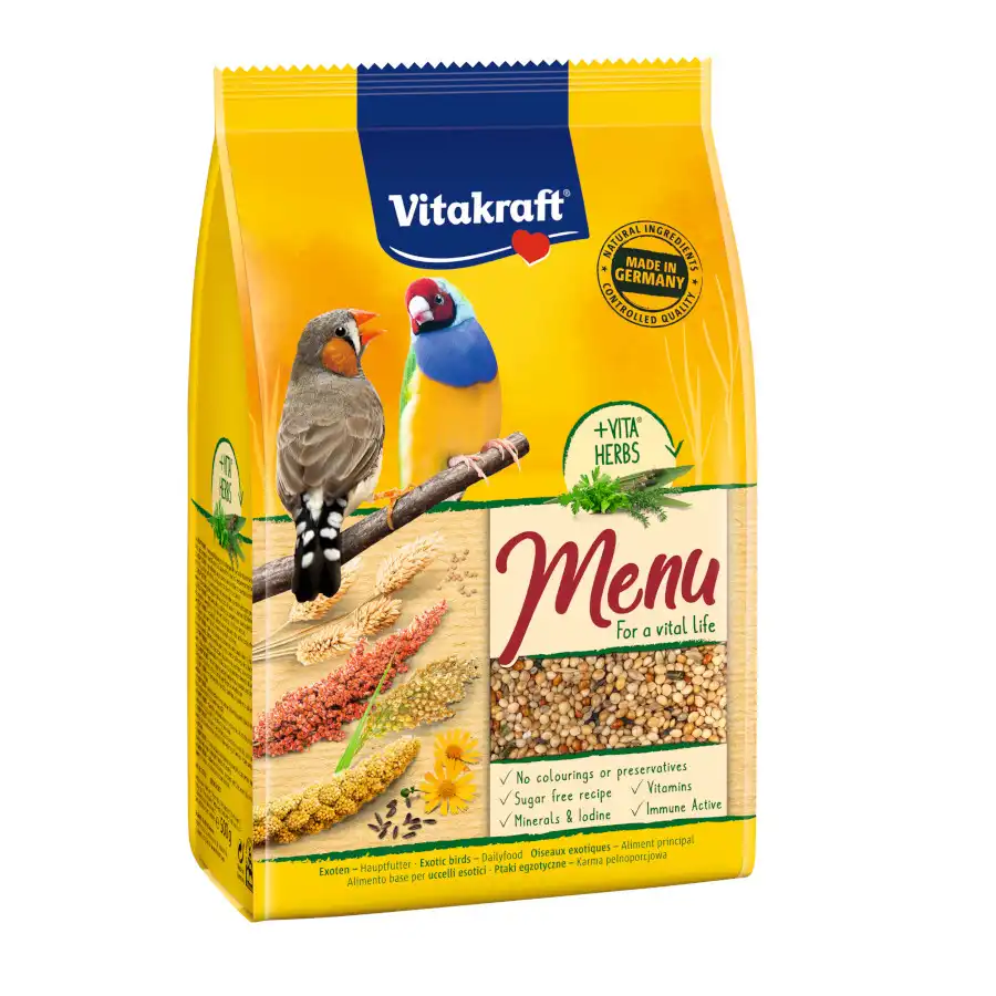 Vitakraft Menu Pájaros Exóticos 500 gr.