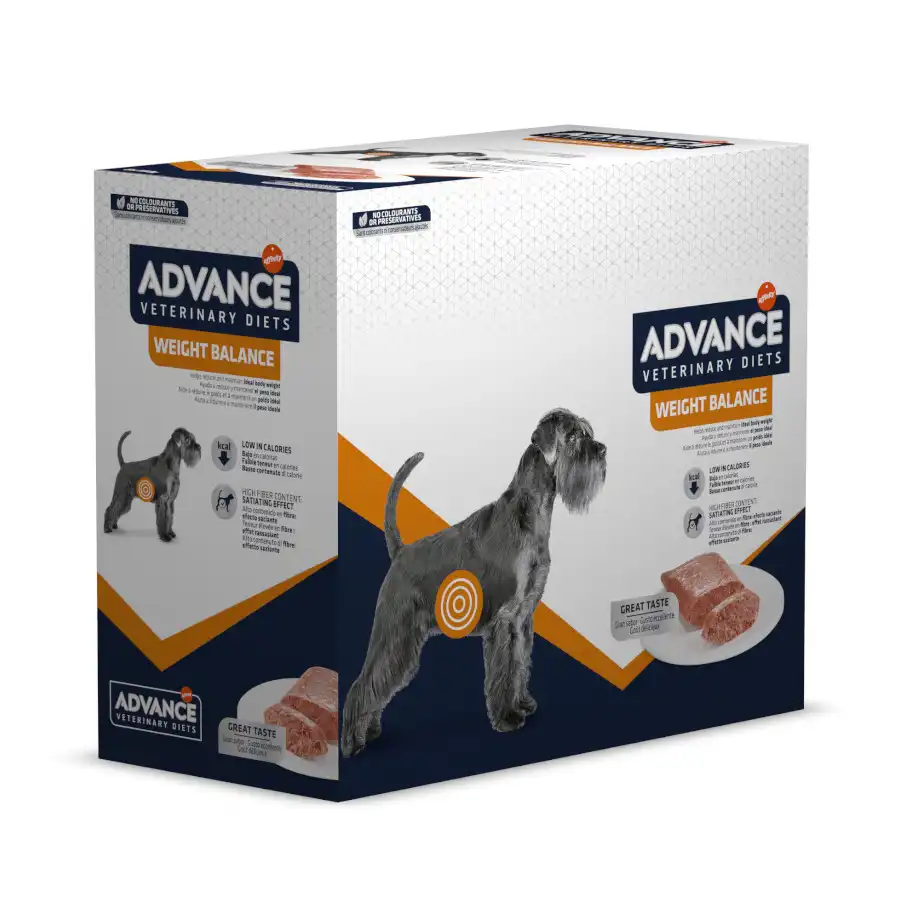 Advance Weight Balance Pollo Sobre para perros