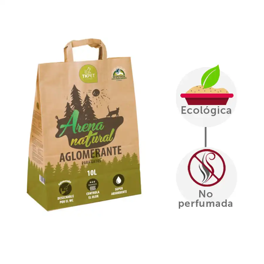 TK-Pet arena natural aglomerante para gatos