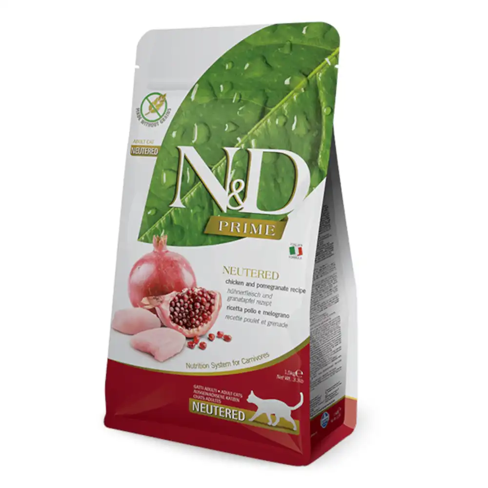 Farmina N&D Grain Free Neutered para gatos 5 Kg.