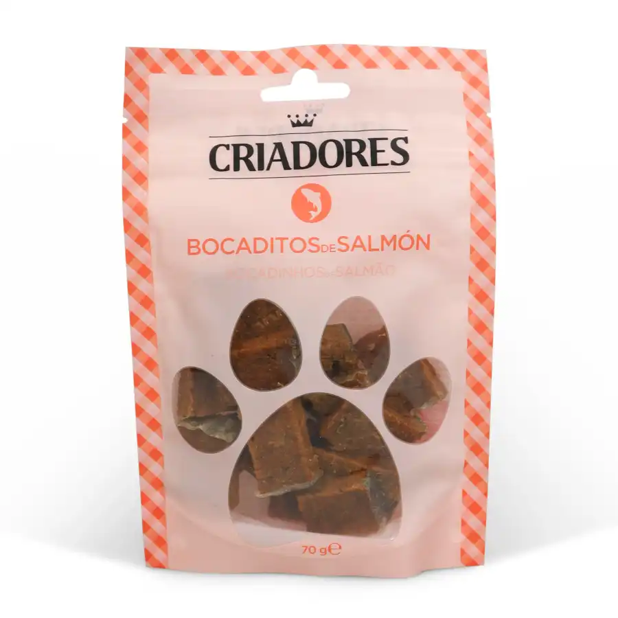 Criadores Bocaditos de Salmón para perros