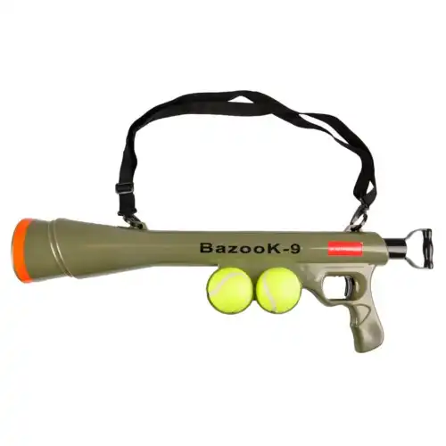 Flamingo Bazooka Lanzador de pelotas para perros