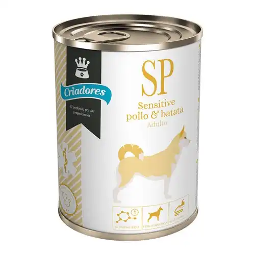 Criadores Adulto Sensitive Pollo y Batata lata para perros