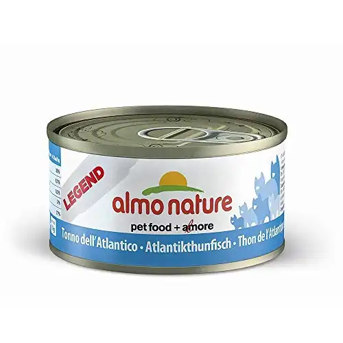 Comida húmeda para gatos adultos Almo Nature atún del Atlántico 70 gr