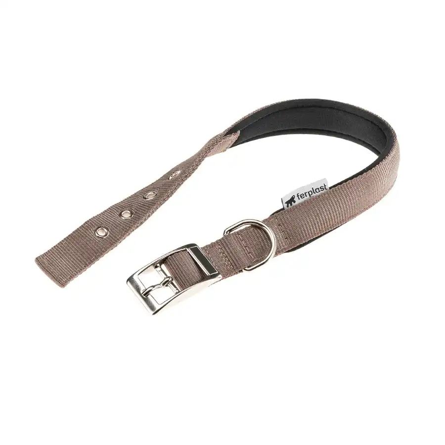 Ferplast Daytona Collar de Nylon Marrón para perros