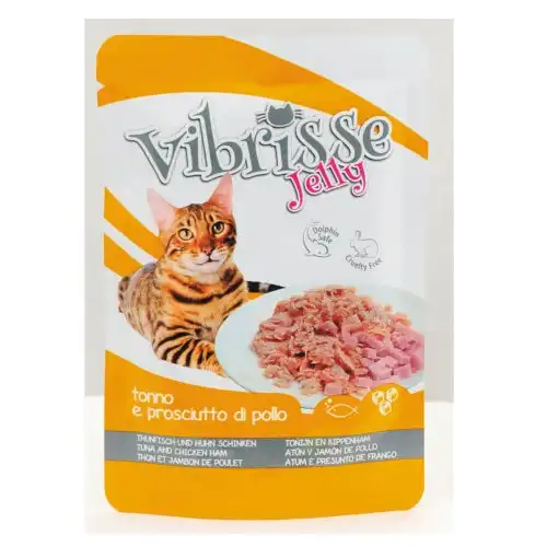 Vibrisse Atún y Jamón en gelatina (sobre) 70 gr.