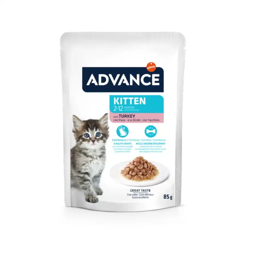 Advance Affinity Kitten Pavo en salsa sobres