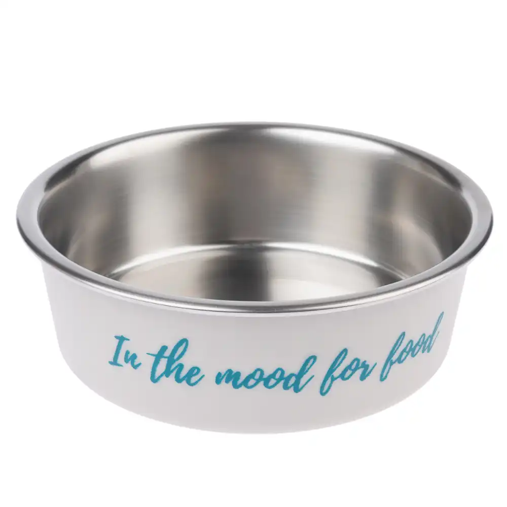 TIAKI "In The Mood For Food" comedero de acero inoxidable  - 450 ml, Diám 14 cm