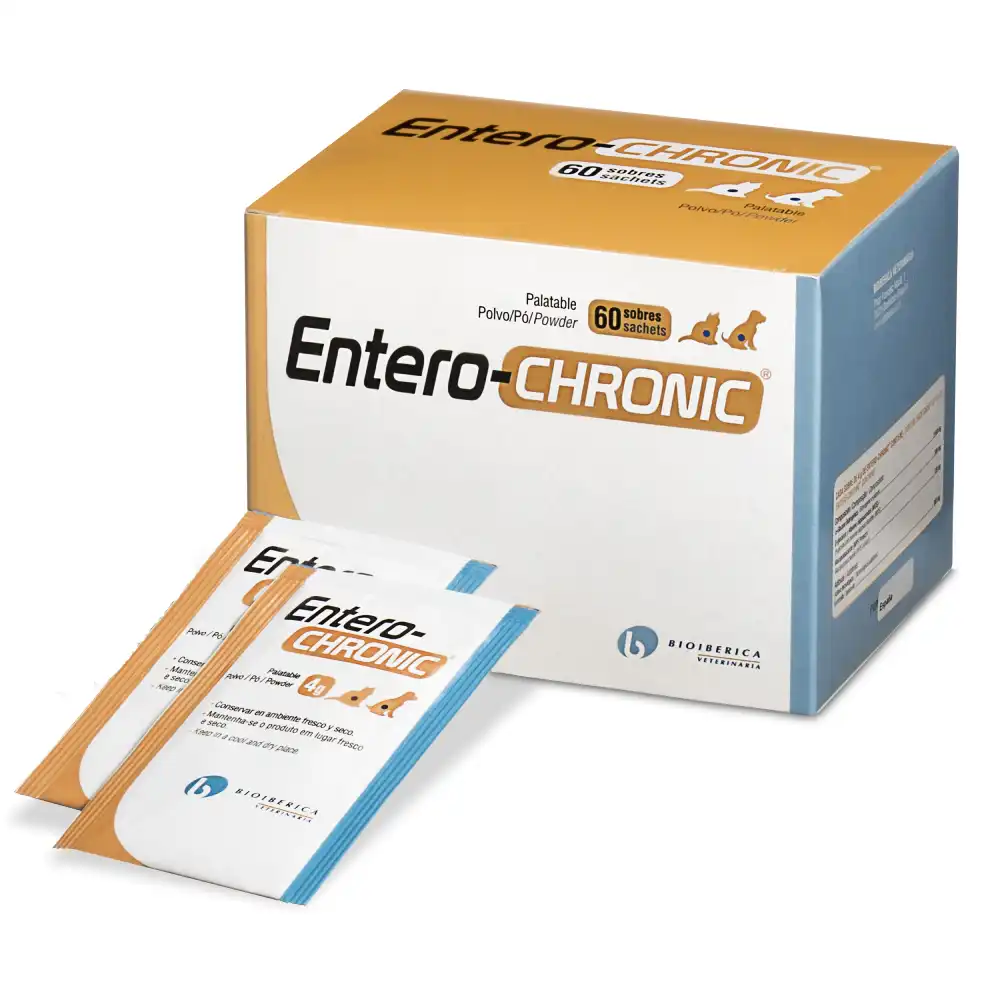 Entero-Chronic contra enfermedades intestinales 60 sobres