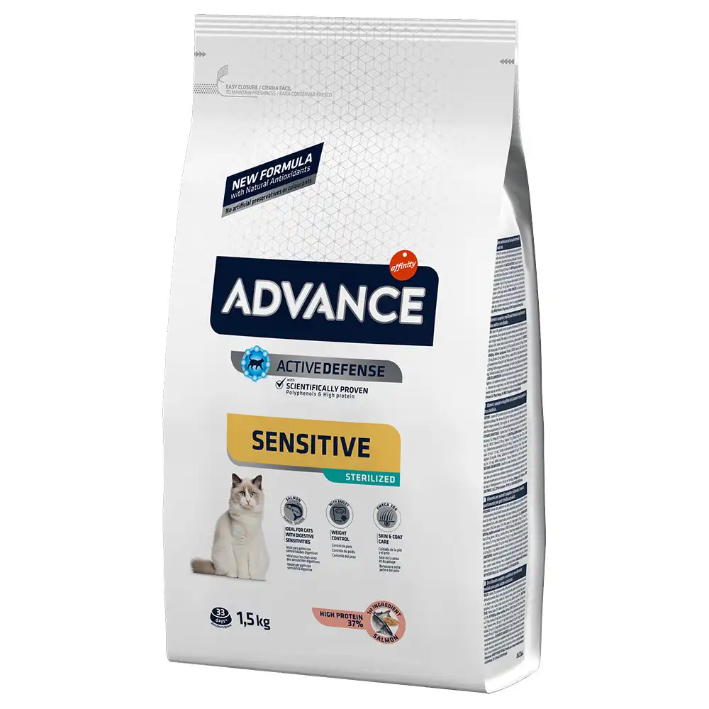 Advance Cat Sterilized Sensitive (Salmón) 1,5 Kg.