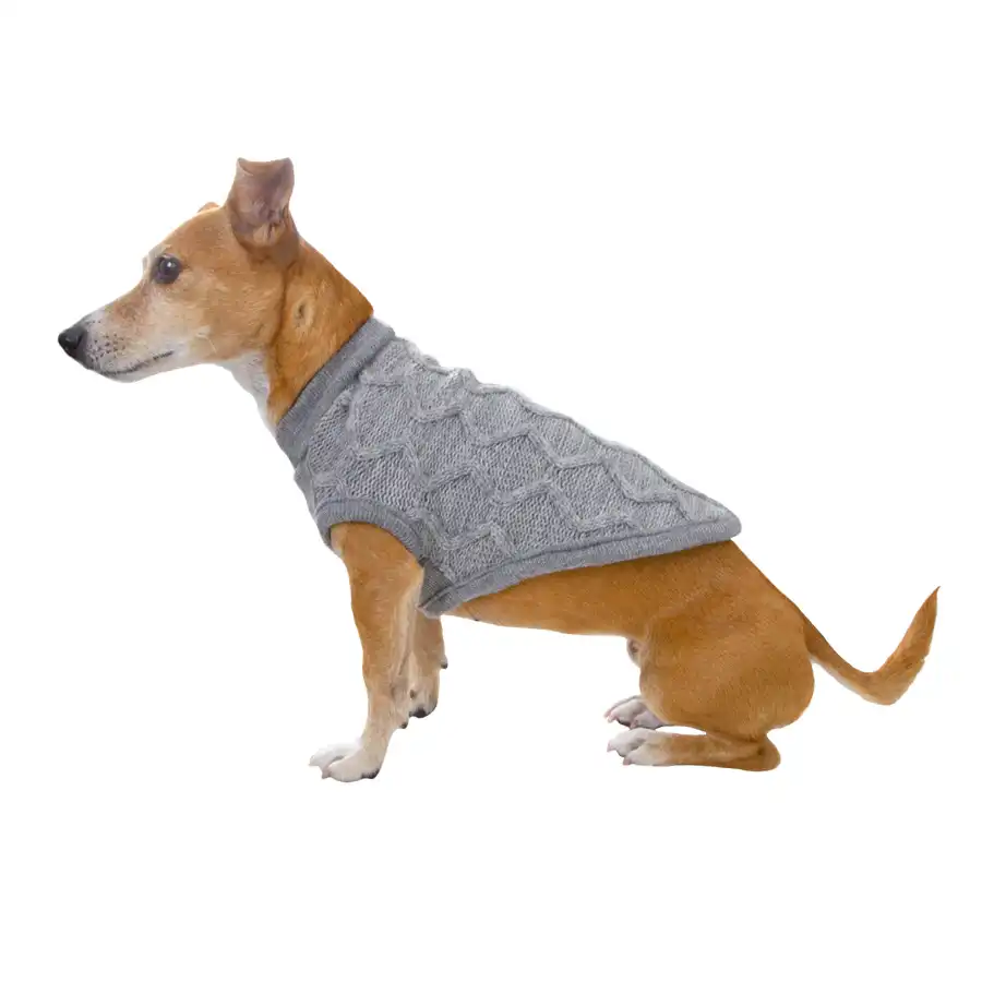 Outech Rombos Jersey de Punto Gris para perros