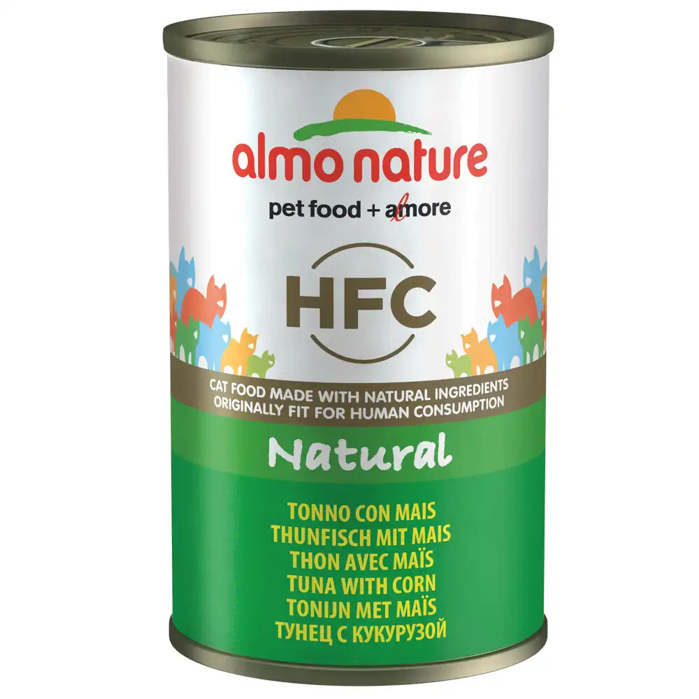 Almo Nature HFC 6 x 140 g - Atún con maíz