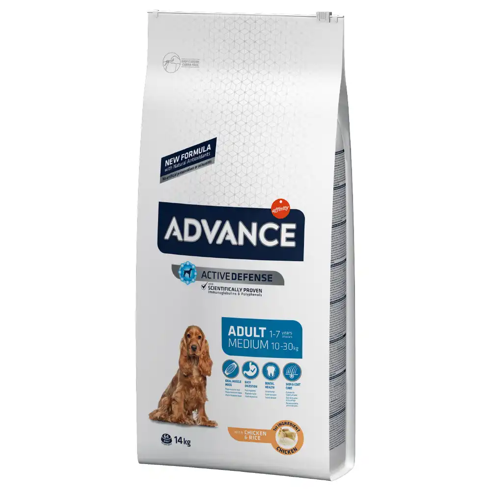 Advance Canine Medium Adult 14 Kg.