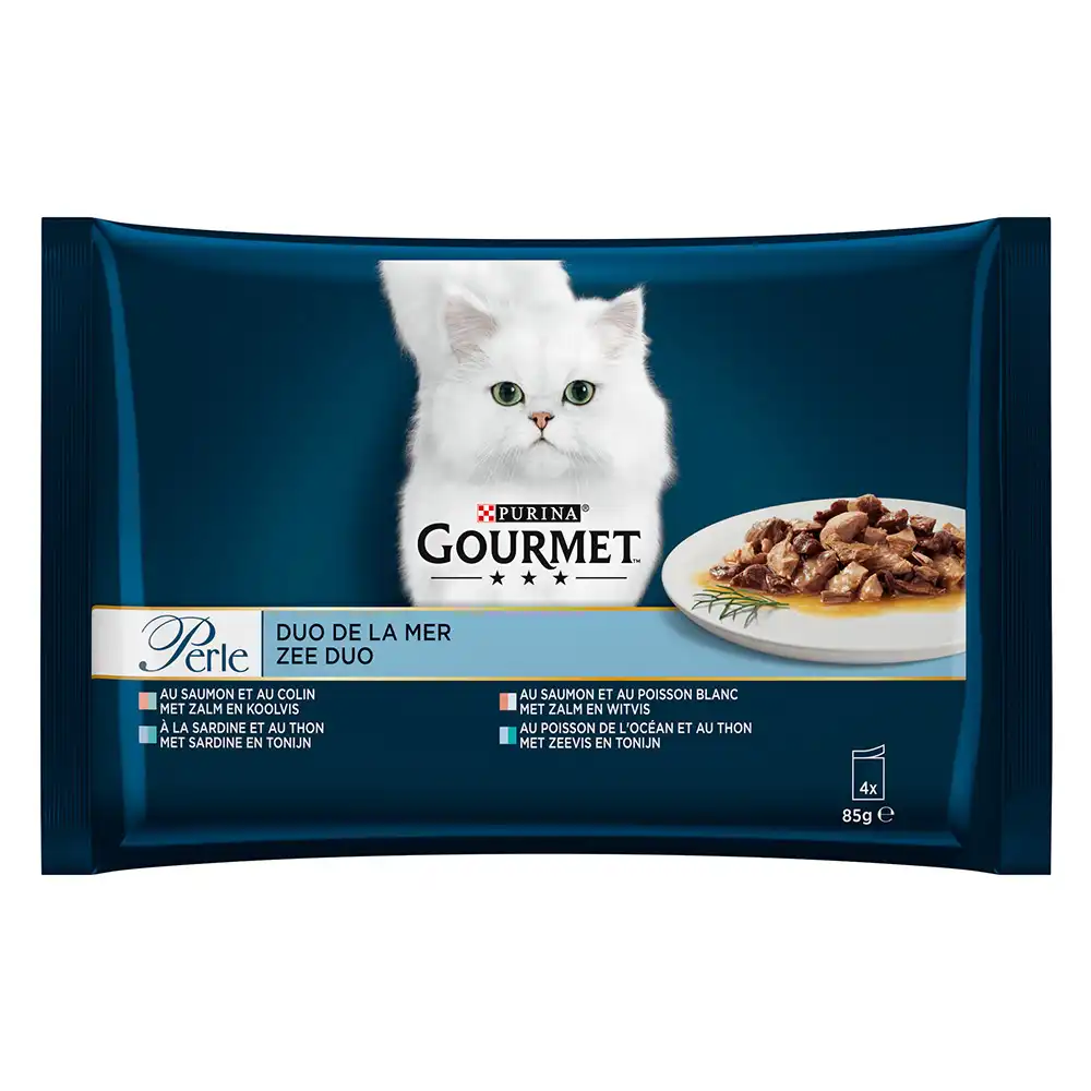 Oferta de prueba Gourmet Perle en sobres 4 x 85 g - Mix V: 4 variedades selección del Océano