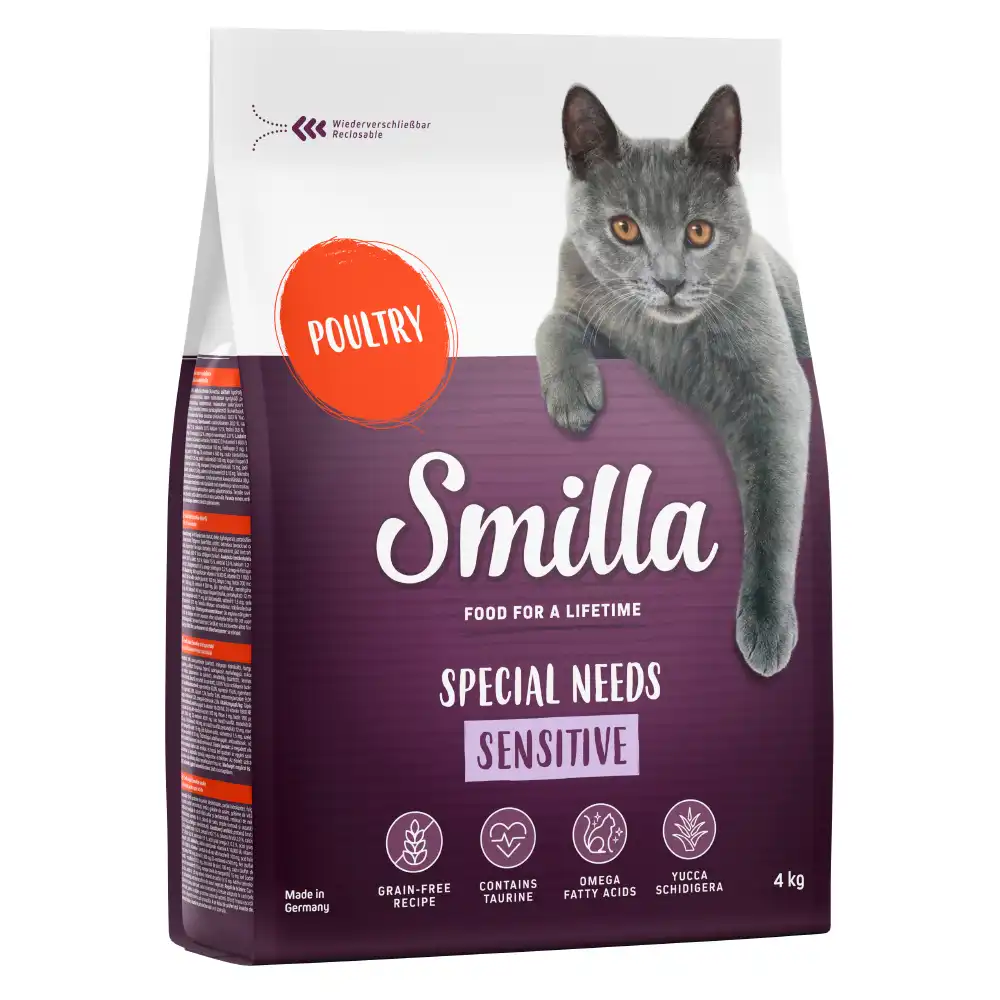 Smilla Adult Sensitive sin cereales con ave - 4 kg