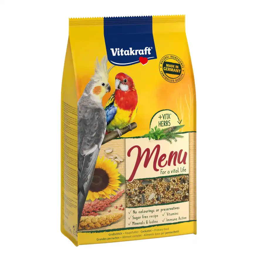 Vitakraft Menú Vital Cotorras 1 Kg.