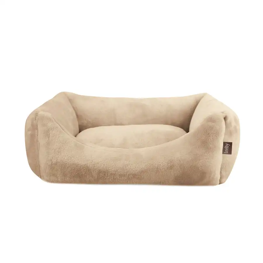 Leeby Cuna Desenfundable Beige para perros